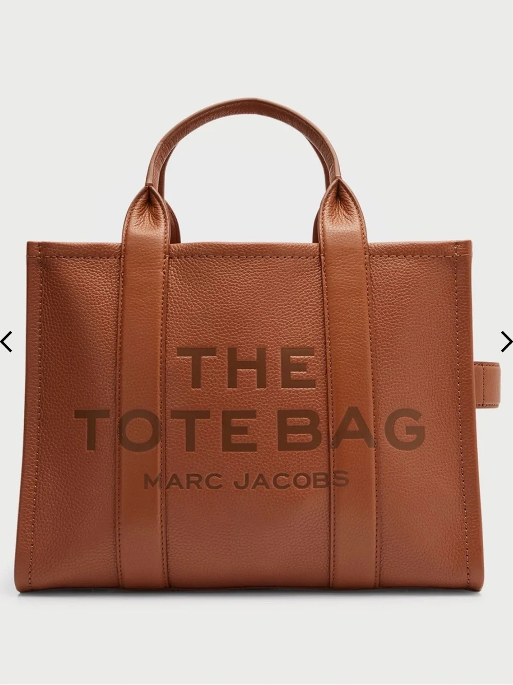 THE LEATHER MEDIUM TOTE BAG by Marc Jacobs